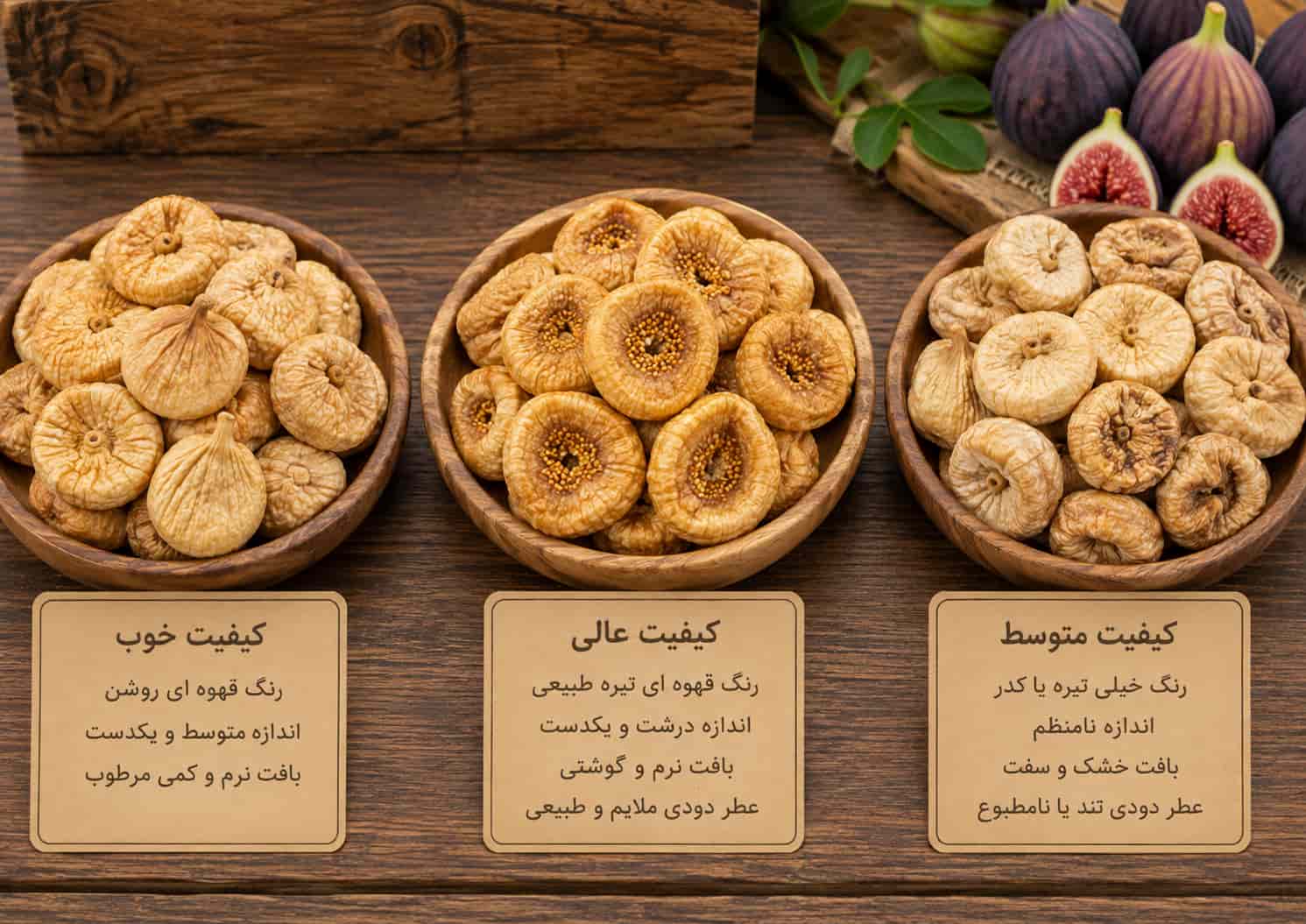 کیفیت انجیر خشک دودی