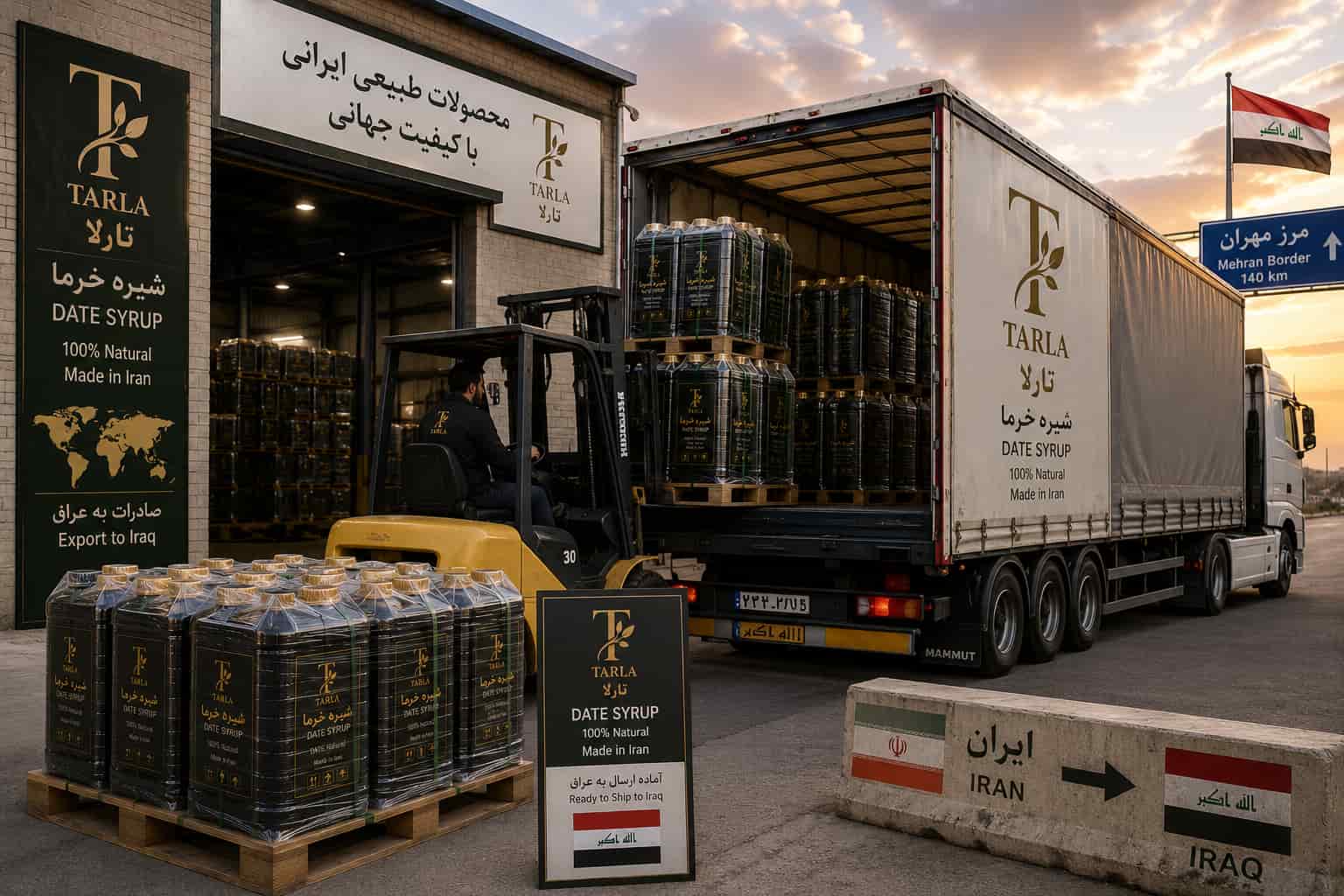 صادرات شیره خرما به عراق