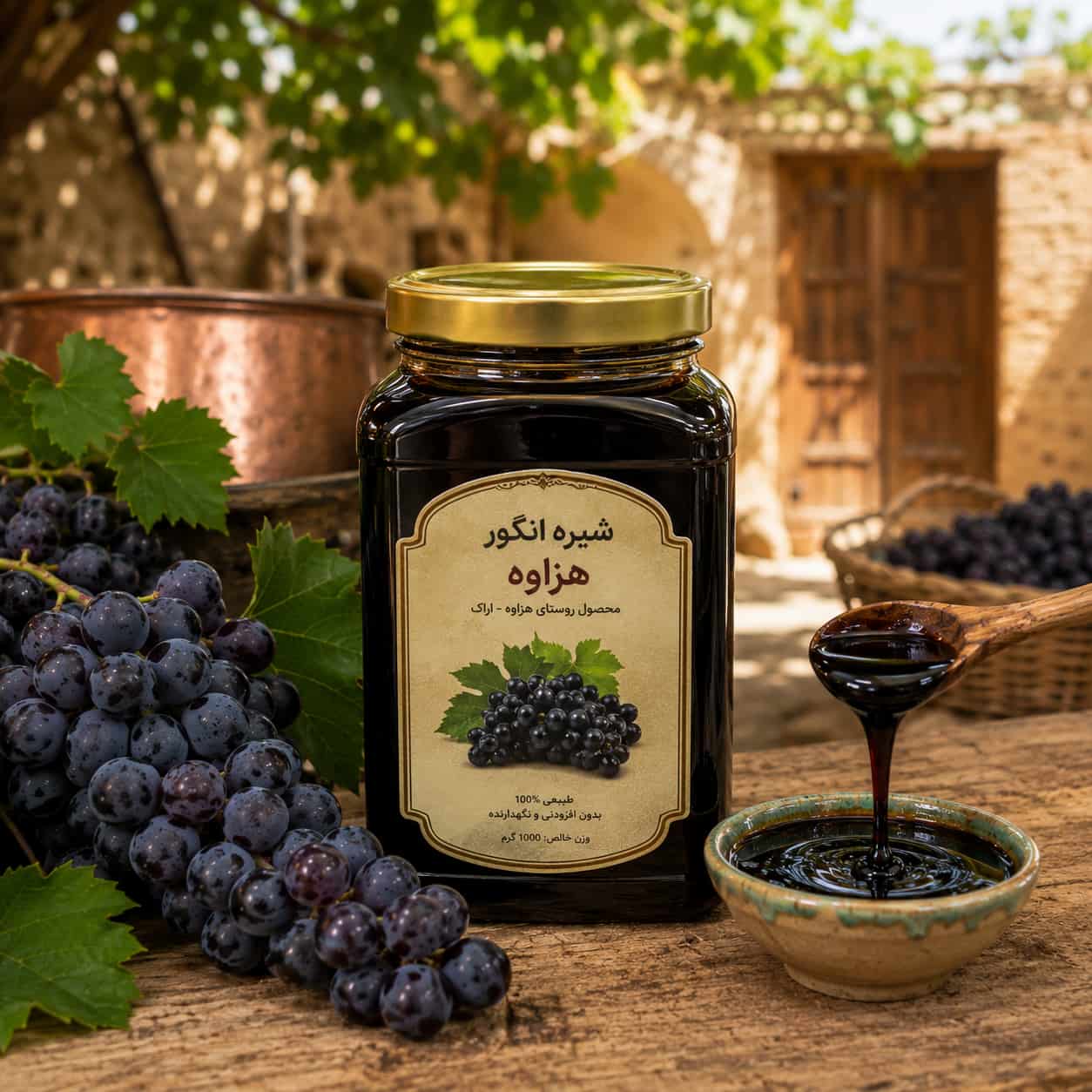 شیره انگور هزاوه
