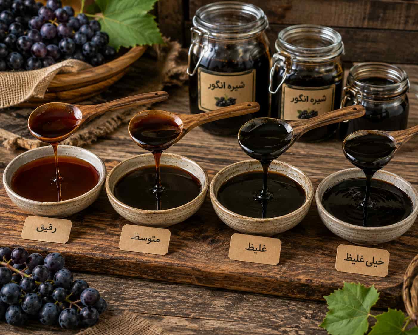 کیفیت شیره انگور خانگی