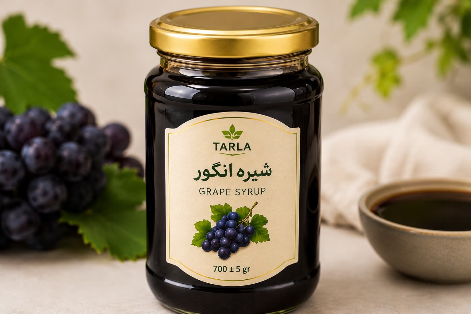 بسته بندی مناسب شیره انگور